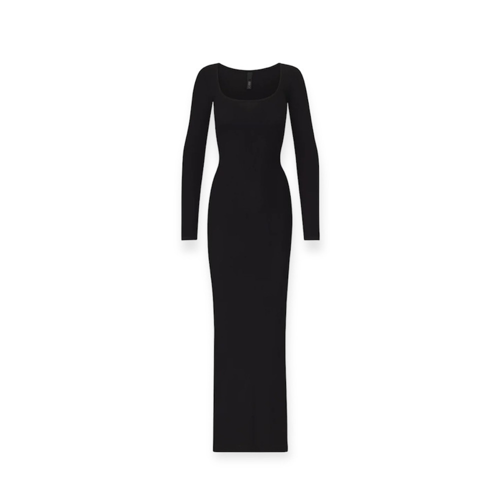 SKIMS Onyx Soft Lounge Long Sleeve Dress Sz. M​​​​​​​​​